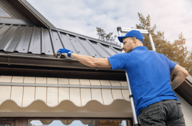 gutter cleaning in south field